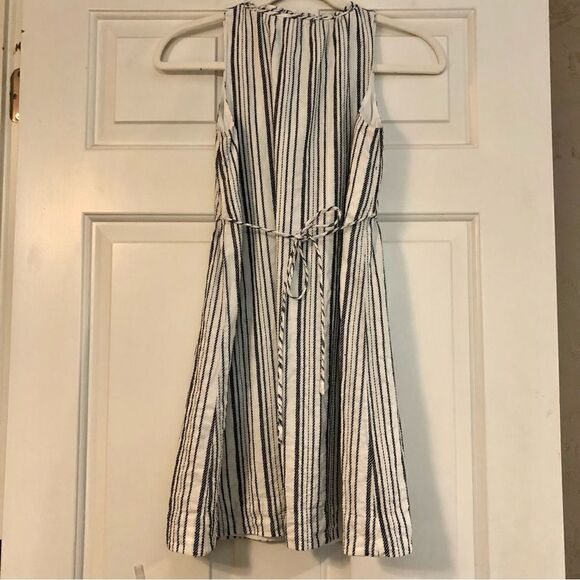 Ann Taylor Loft Nautical Blue and White Lined Dress Size XSP - Picture 5 of 11